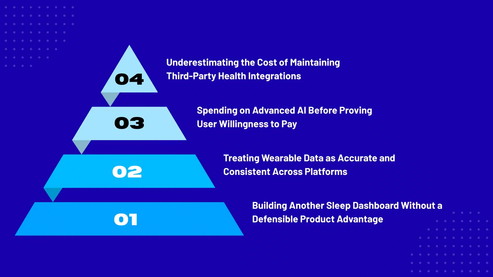 What are the common pitfalls in sleep tracker app development?