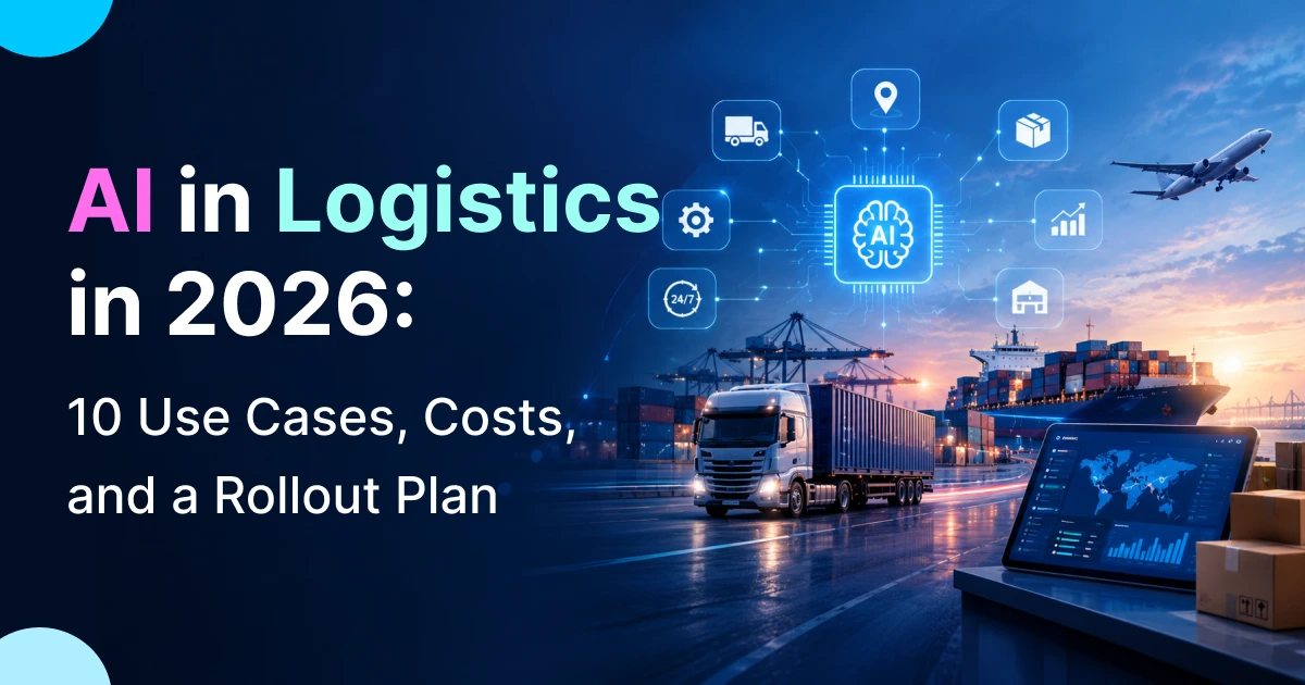 AI in Logistics in 2026: 10 Use Cases, Costs, and a Rollout Plan